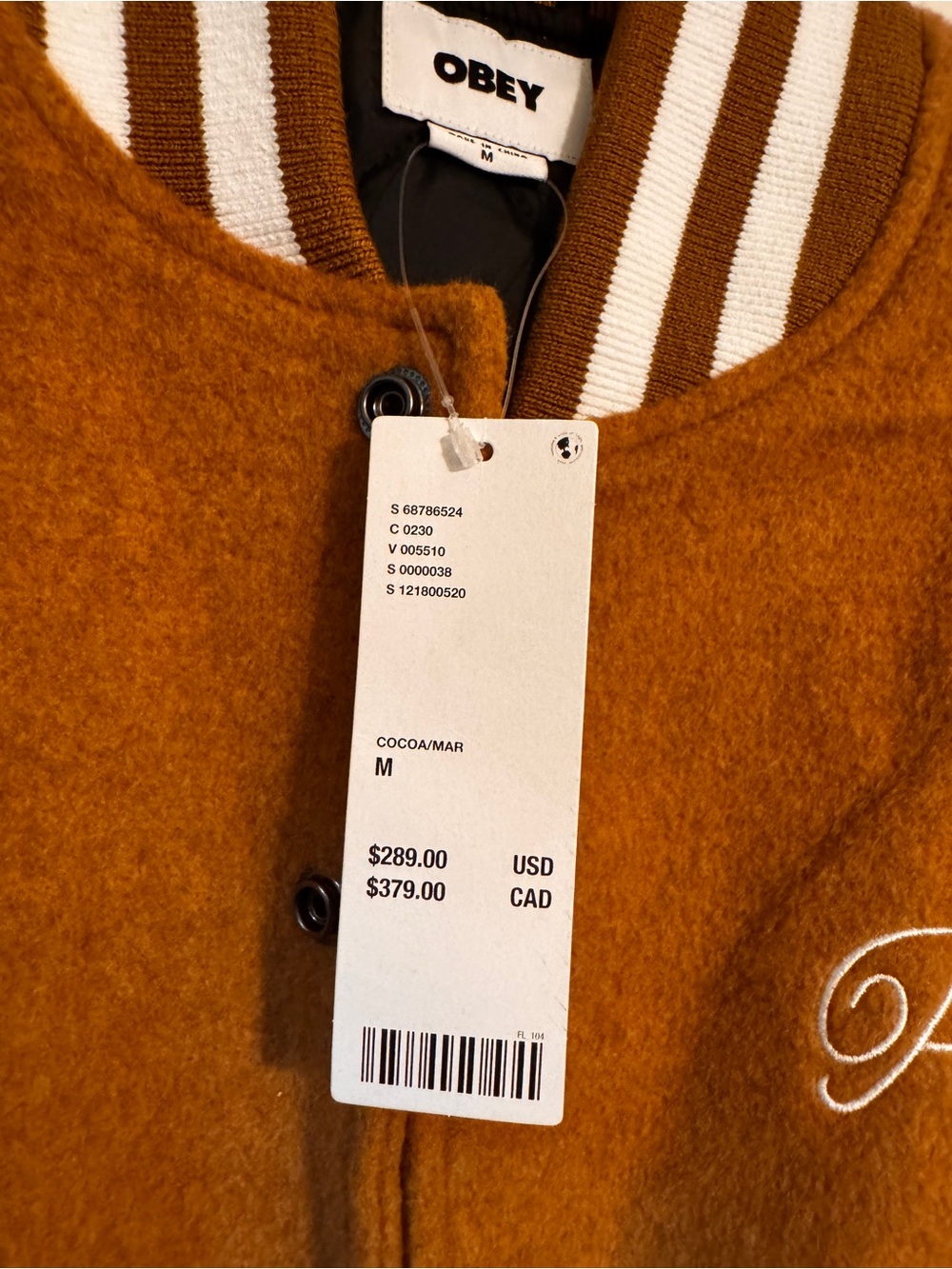 Obey jacket - Picture 2 of 6